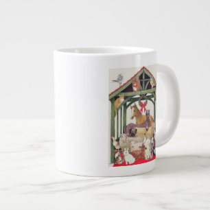 beschut grote koffiekop