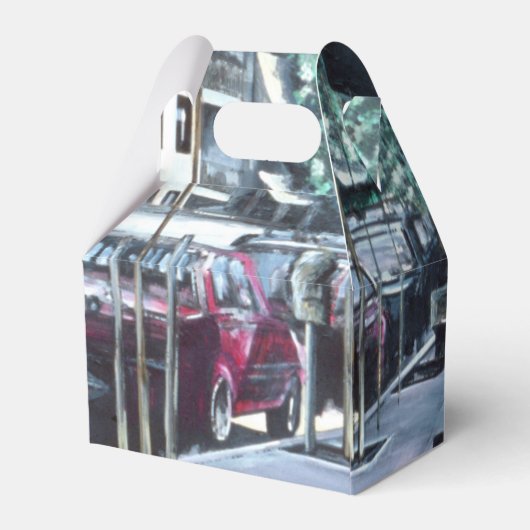 Beschut tegen de middagzon bedankdoosjes (Achterkant)