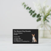 Besenji hondenfokker en redding Visitekaartjes (Staand voorkant)