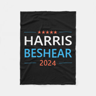 Beshear 2024 voor President Patriottische Kamala D Fleece Deken