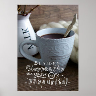 Beside chocolade poster