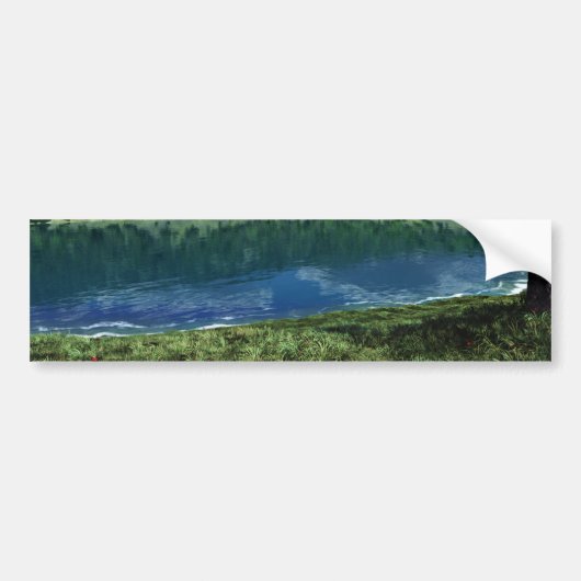 Beside Deep Waters Bumpersticker (Voorkant)