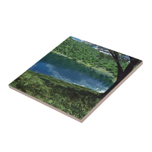 Beside Deep Waters Decorative Tile Tegeltje (Zijkant)