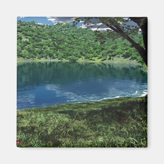 Beside Deep Waters Magnet Magneet (Voorkant)