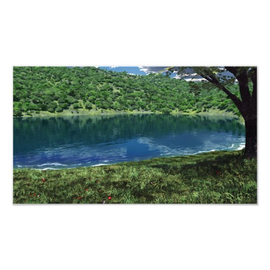 Beside Deep Waters Photo Print Foto Afdruk (Voorkant)