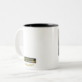 Beside still Waters Coffee Cup Tweekleurige Koffiemok (Voorkant links)