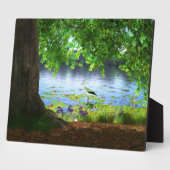 Beside the Still Water Plaque (Côté)