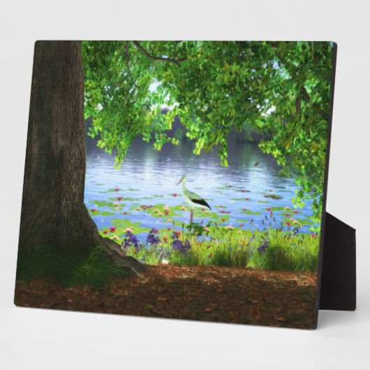 Beside the Still Water Plaque (Côté)