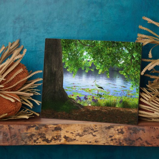 Beside the Still Water Plaque (Côté)