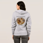 Beside You Collie Hoodie (Achterkant volledig)