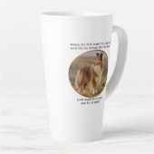 Beside You Collie Latte Mok (Rechterhoek)