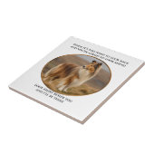 Beside You Collie Tegeltje (Zijkant)