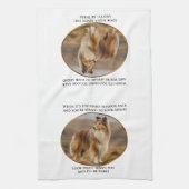 Beside You Collie Theedoek (Verticaal)