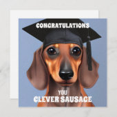 Besleurde worst bedankkaart (Voorkant / Achterkant)