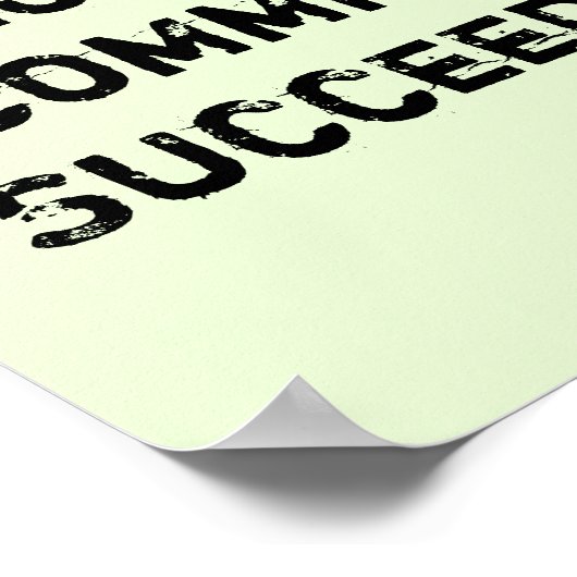 Beslissen. Vastleggen. geslaagd. Motivatie prijsop Poster (Hoek)