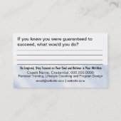 Beslissingskaart Visitekaartje (Achterkant)