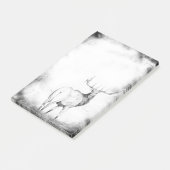 besluiteloosheid in de mist post-it® notes (Schuin)
