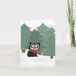 besneeuwd Beer Kaart