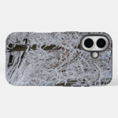 Besneeuwd berkenboom bladerdak Case-Mate iPhone case (Achterkant (horizontaal))