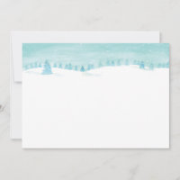 Besneeuwd winterlandschap met sparrenbomen