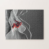 besneeuwde bergsport legpuzzel (Horizontaal)