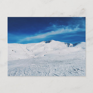 Besneeuwde bergtoppen Winterlandschap Schilderacht Briefkaart