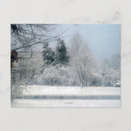 Besneeuwde Ochtend - Ansichtkaart Briefkaart
