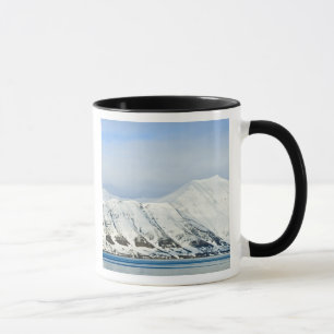 Besneeuwde toppen Woodfjord Svalbard 2 Mok