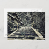 Besneeuwde Treden Briefkaart (Voorkant / Achterkant)