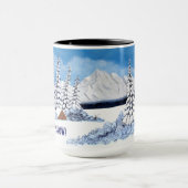 Besneeuwde Winter Groot Mok (Midden)