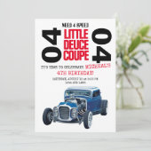 BESOIN 4 VITESSE Deuce Coupe voiture Invitation an (Debout devant)