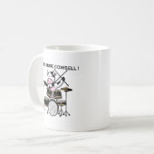 Besoin de plus Cowbell Drum Set Mug (Devant gauche)