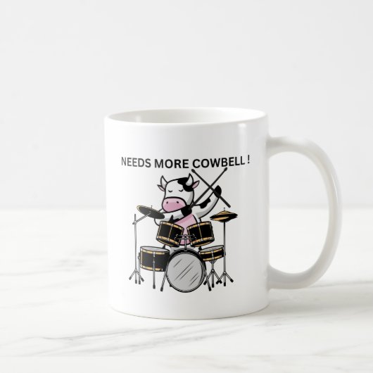 Besoin de plus Cowbell Drum Set Mug (Droite)