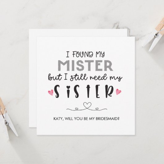 Besoin d'une carte pliée de la femme de ménage (Devant/Arrière en situation)