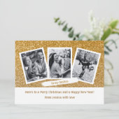 Besoins modernes Modèle photo Gold Joyeux Noël (Debout devant)