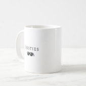 Besoins/Objectifs du meilleur ami" Café Mug (Devant gauche)