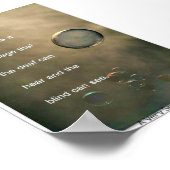 Besoins spéciaux La gentillesse est une affiche li (Coin)