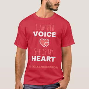 Besoins spéciaux Maman TShirt - Je suis sa voix El