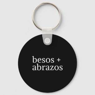 Besos Y Abrazos Spaanse Mexicaanse Valentijn Liefd Sleutelhanger