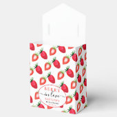 Besotted met Aardbeien Bruids Bruiloft Bedankdoosjes (Geopend)