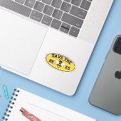 BESPAAR DE BEES-Sticker Sticker (Laptop met iPhone)