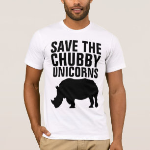 BESPAAR DE CHUBBY UNICORNS Funny t-shirts