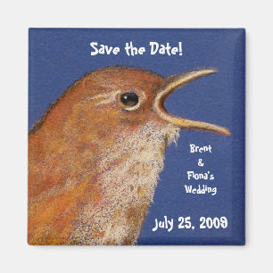 BESPAAR DE DATUM BIRD MAGNET MAGNEET