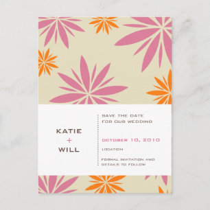 BESPAAR DE DATUM : vitaliteit Aankondigingskaart