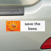 bespaar de hommelksticker bumpersticker (Op auto)