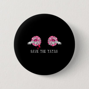 Bespaar de T.a.T.a.s. pompoen borstkanker Ronde Button 5,7 Cm