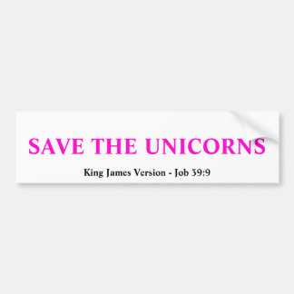 BESPAAR DE UNICORNS BUMPERSTICKER