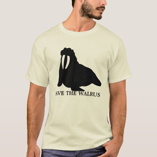 BESPAAR DE WALRUS T-SHIRT (Voorkant)
