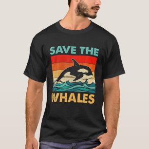 Bespaar de walvissen met de teruggave van de walv t-shirt
