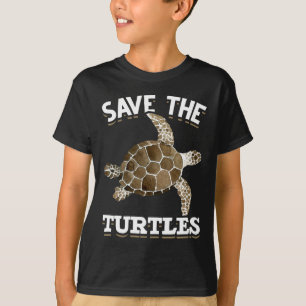 Bespaar de Zee schildpadden in de oceaan die diere T-shirt